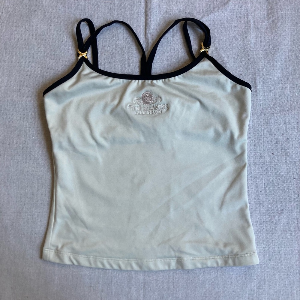 PEZZI Cream Tank Top